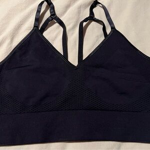 Knix Black Longevity Bra with Adjustable Straps